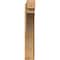 Ekena Millwork Thorton Block Rough Sawn Outlooker, Western Red Cedar, 8"W x 34"D x 46"H OUT08X34X46THR05RWR - alternate 2